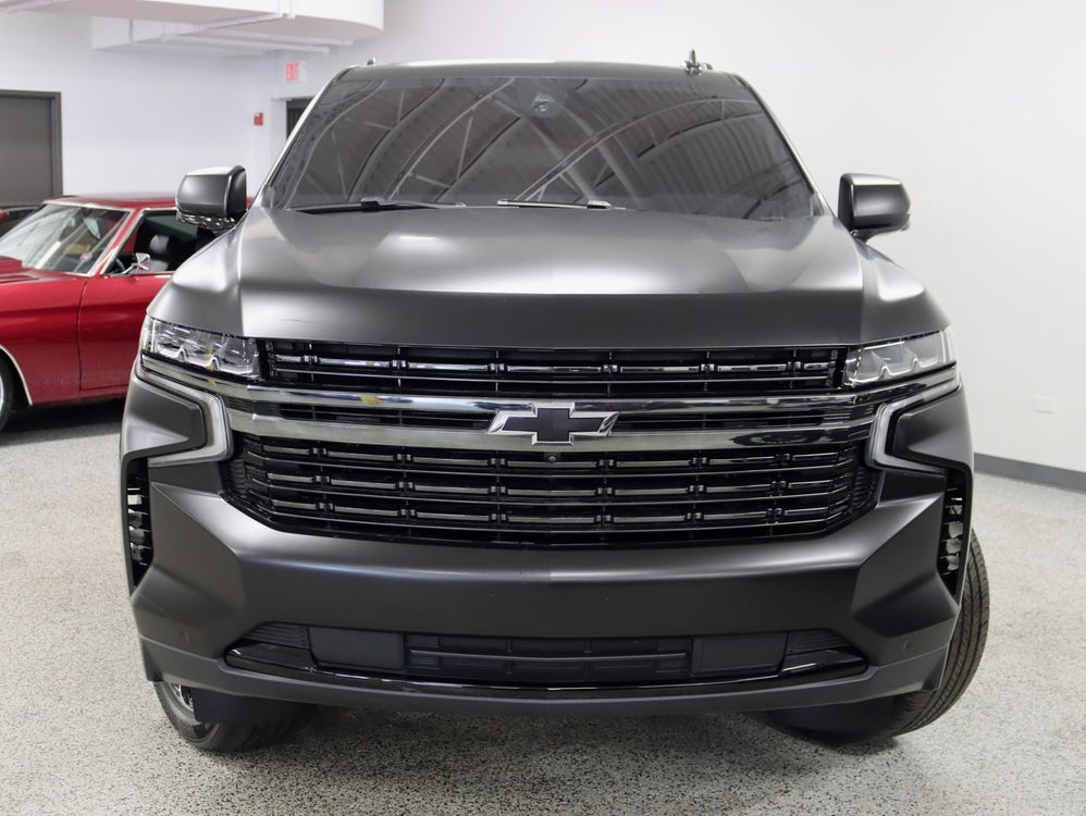 2021 Chevrolet Suburban RST 1 Owner Armored Level B6 Wrapped Matte Black Rear Entertainment Loaded in Hickery Hills, IL - Platinum Motorsports