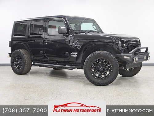 2019 Jeep Wrangler Unlimited Sport 1 Owner 46k Miles Auto Leather Hardtop Big wheels Loaded