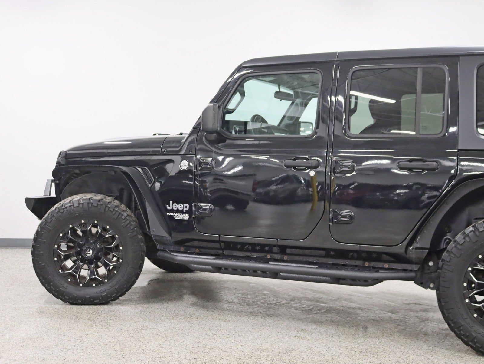 2019 Jeep Wrangler Unlimited Sport 1 Owner 46k Miles Auto Leather Hardtop Big wheels Loaded