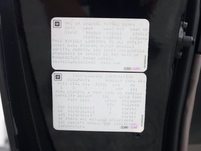 1990 Chevrolet Corvette ZR1 Wow Time Capsule 11K Original Miles Window Sticker Cassette