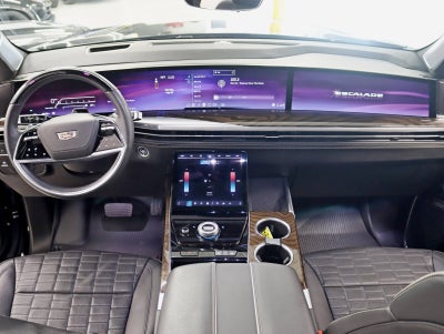 2025 Cadillac Escalade 4WD Sport Platinum 1 Owner Onyx Pkg Bucket seats Rear Entertainment Power Boards MSRP Over $127k Fully Loaded