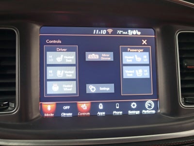 2021 Dodge Charger Scat Pack Widebody 1 Owner Exhaust Roof Nav Back Up Camera Red Leather Loaded