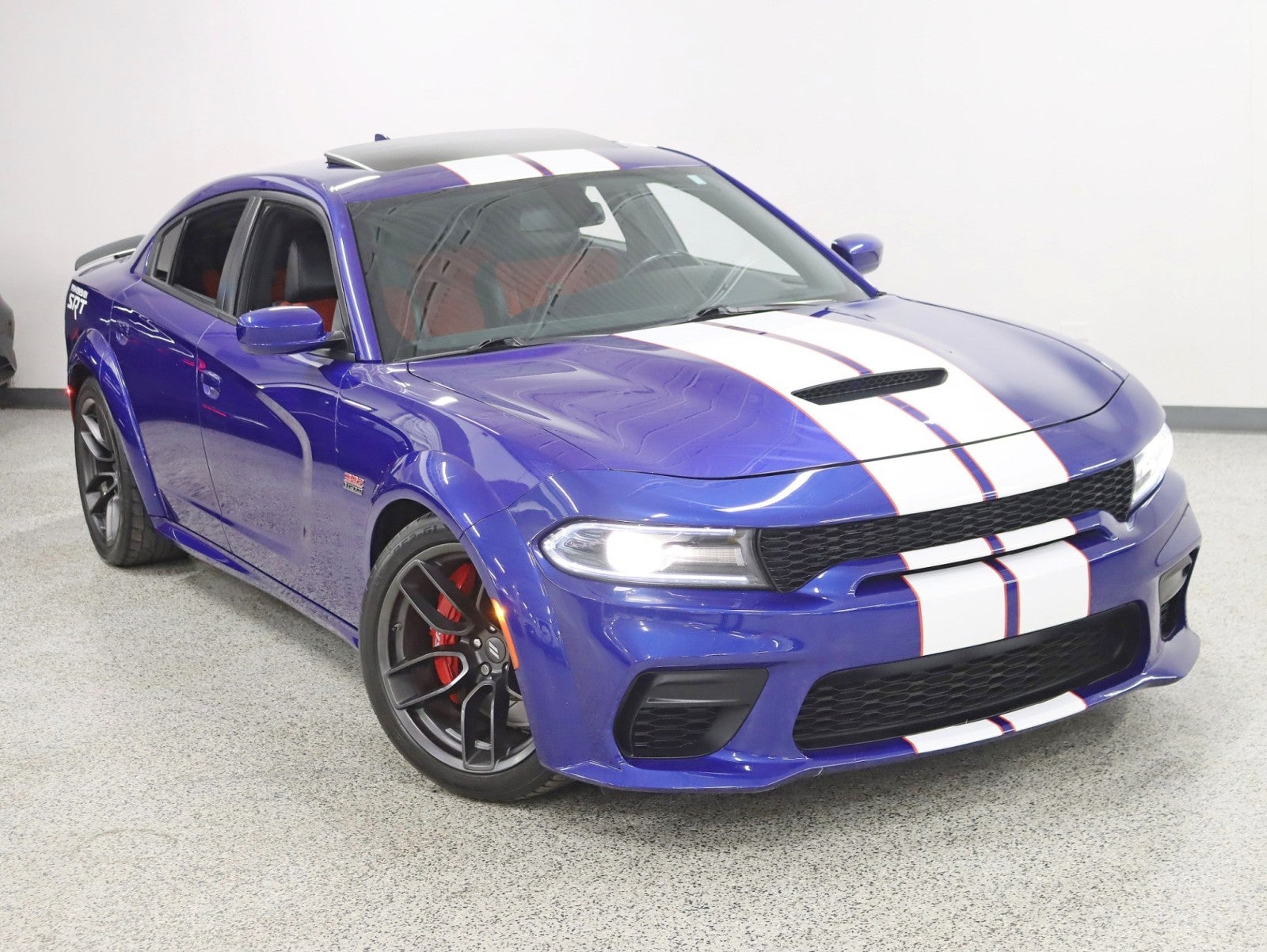 2021 Dodge Charger Scat Pack Widebody 1 Owner Exhaust Roof Nav Back Up Camera Red Leather Loaded