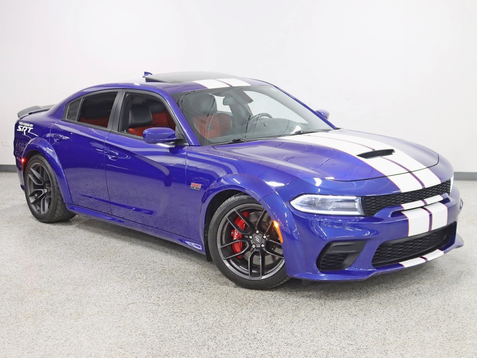 2021 Dodge Charger Scat Pack Widebody 1 Owner Exhaust Roof Nav Back Up Camera Red Leather Loaded