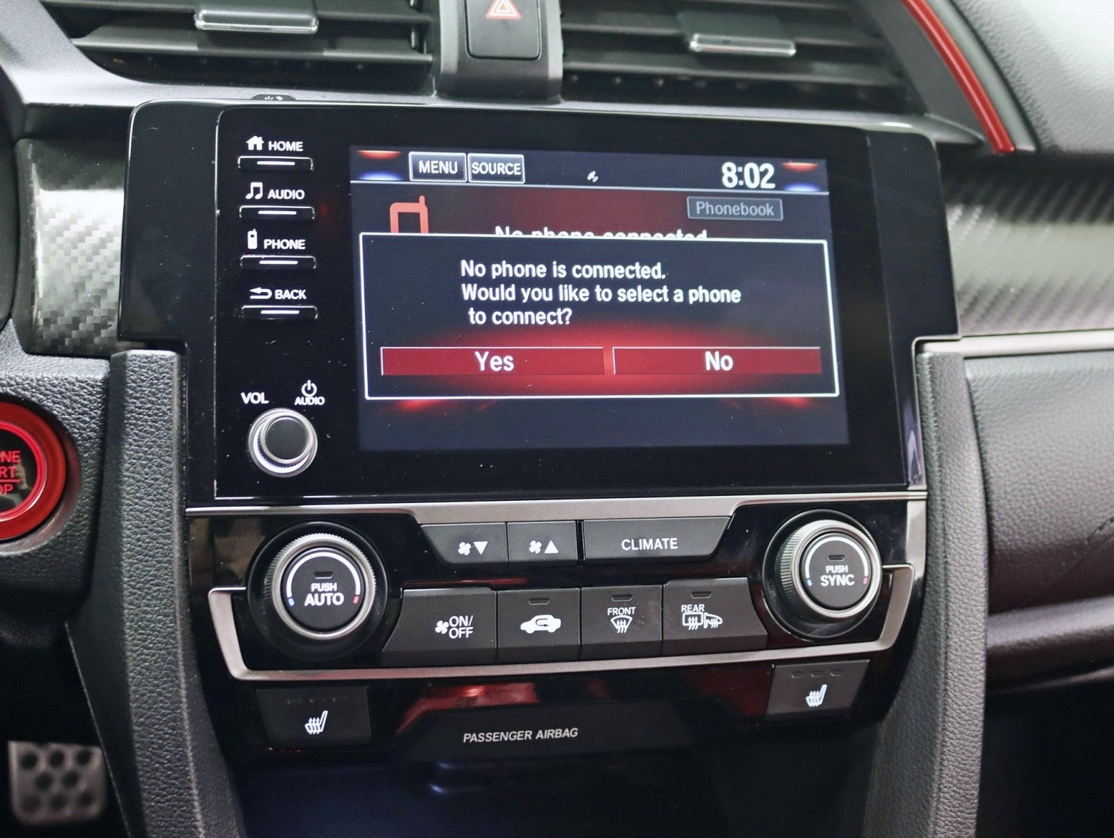 2020 Honda Civic Si Coupe Ground Effects Exhaust 6 speed Custom Seats Roof Back Up Camera Loaded