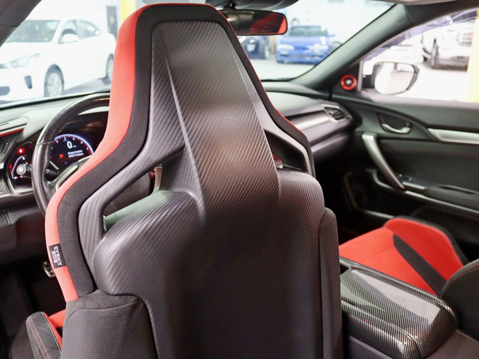 2020 Honda Civic Si Coupe Ground Effects Exhaust 6 speed Custom Seats Roof Back Up Camera Loaded