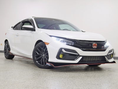 2020 Honda Civic Si Coupe Ground Effects Exhaust 6 speed Custom Seats Roof Back Up Camera Loaded