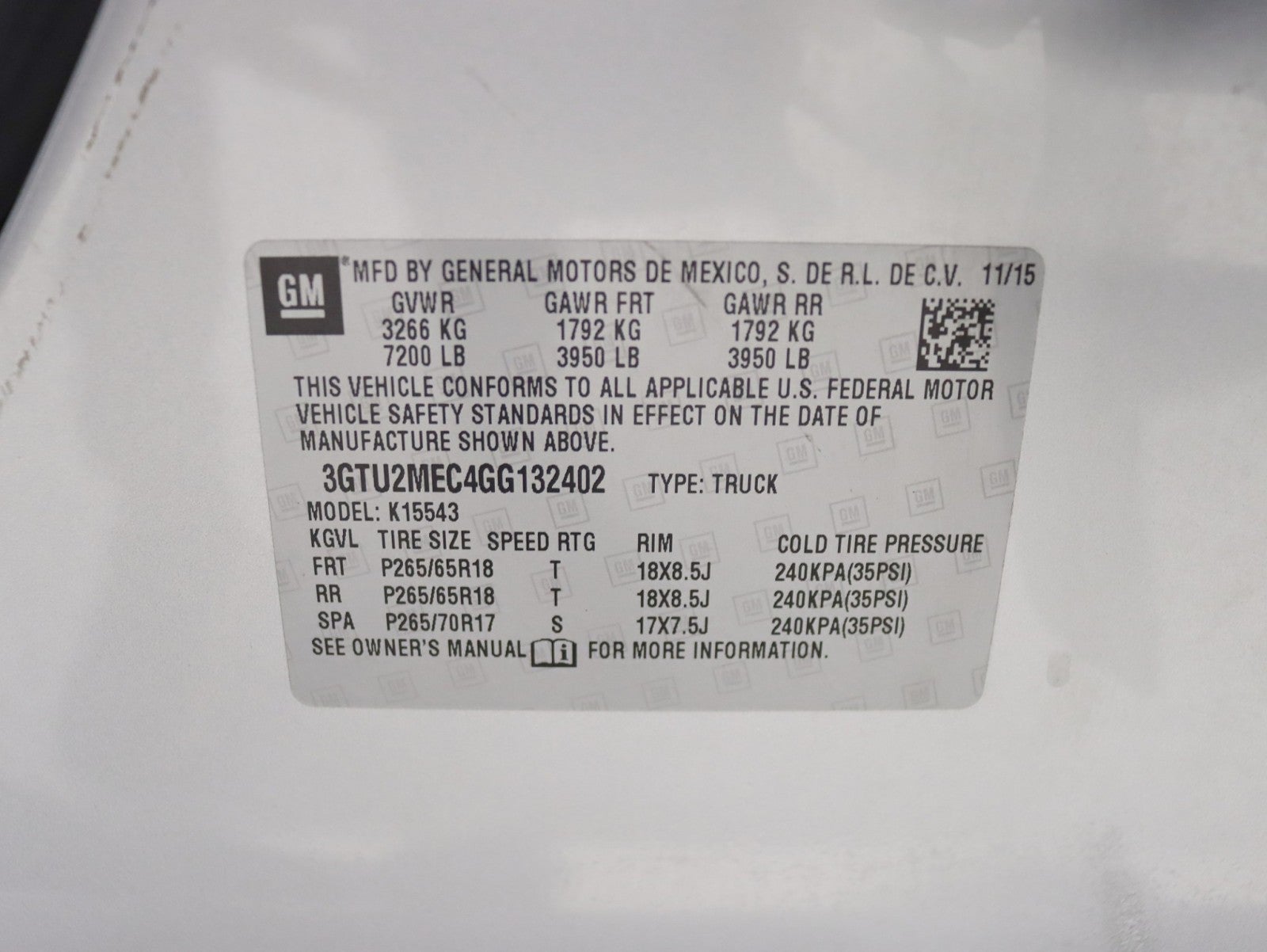 2016 GMC Sierra 1500 SLE 1Owner Crew Cab Z71 Pkg Convenience And Value Pkg Loaded