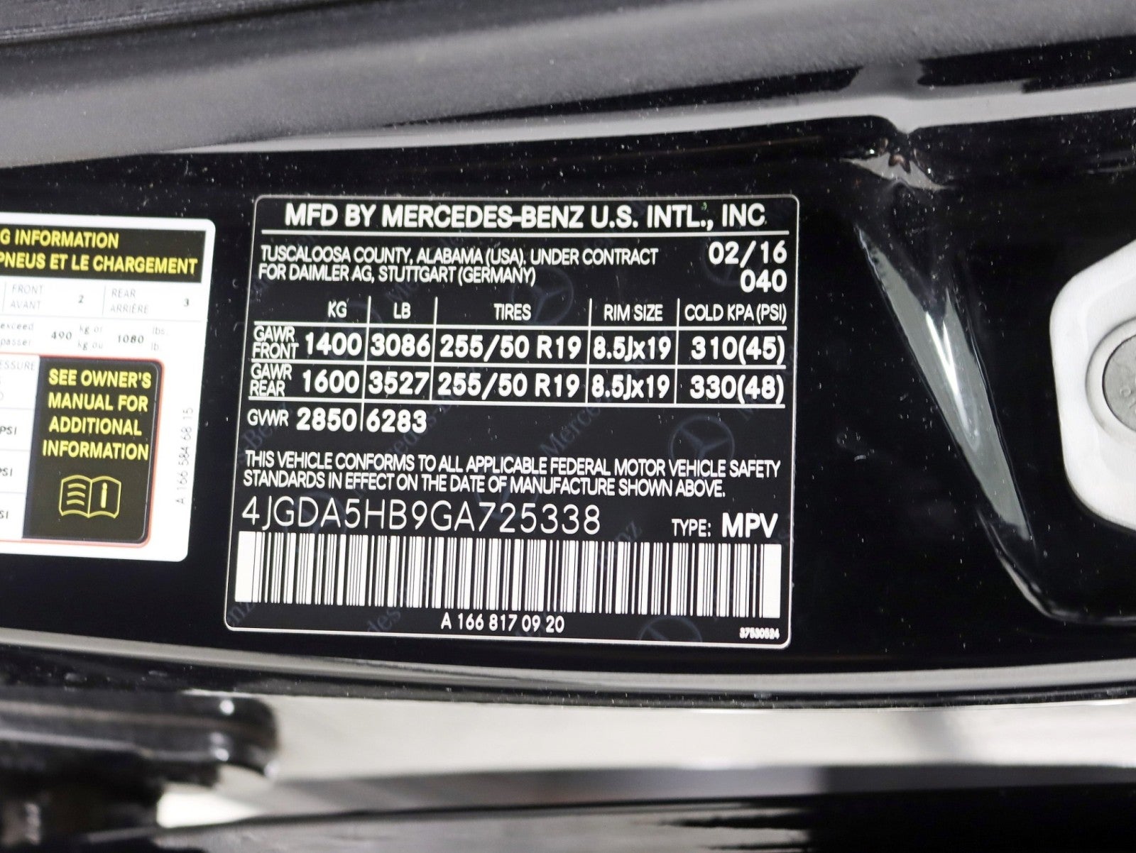 2016 Mercedes-Benz GLE 4MATIC® 2 Owner Premium Pkg Lane Tracking Pkg Nav Roof