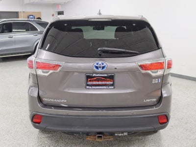 2014 Toyota Highlander Hybrid Limited 1 Owner Driver Tech Pkg Nav Rear Camera Rear TV Moonroof