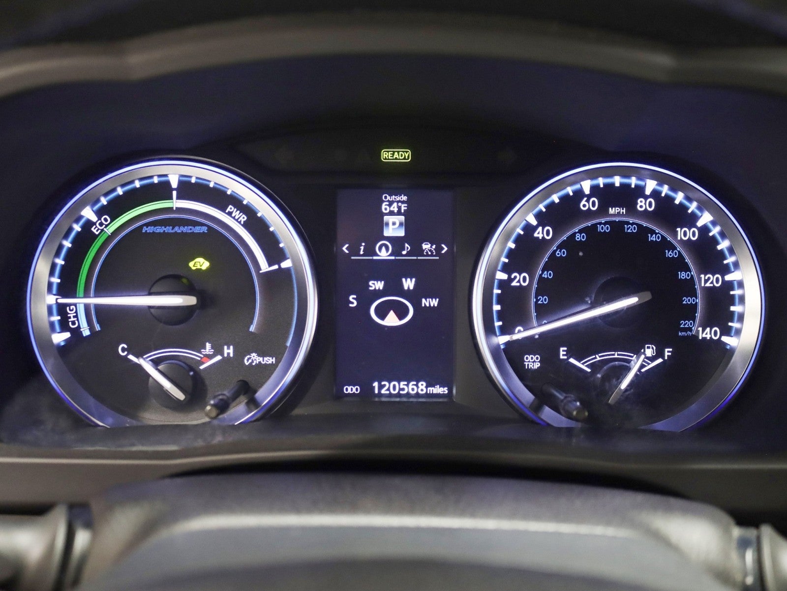 2014 Toyota Highlander Hybrid Limited 1 Owner Driver Tech Pkg Nav Rear Camera Rear TV Moonroof