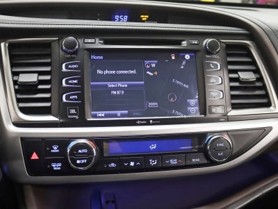 2014 Toyota Highlander Hybrid Limited 1 Owner Driver Tech Pkg Nav Rear Camera Rear TV Moonroof