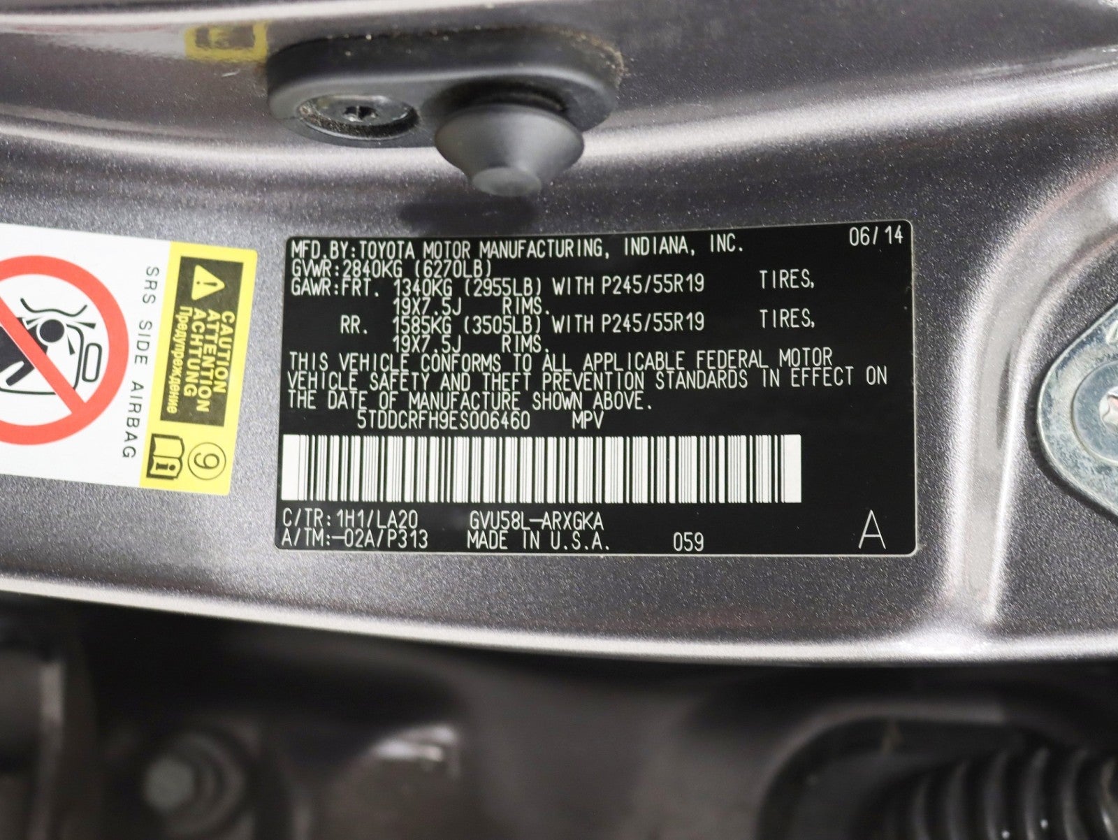 2014 Toyota Highlander Hybrid Limited 1 Owner Driver Tech Pkg Nav Rear Camera Rear TV Moonroof