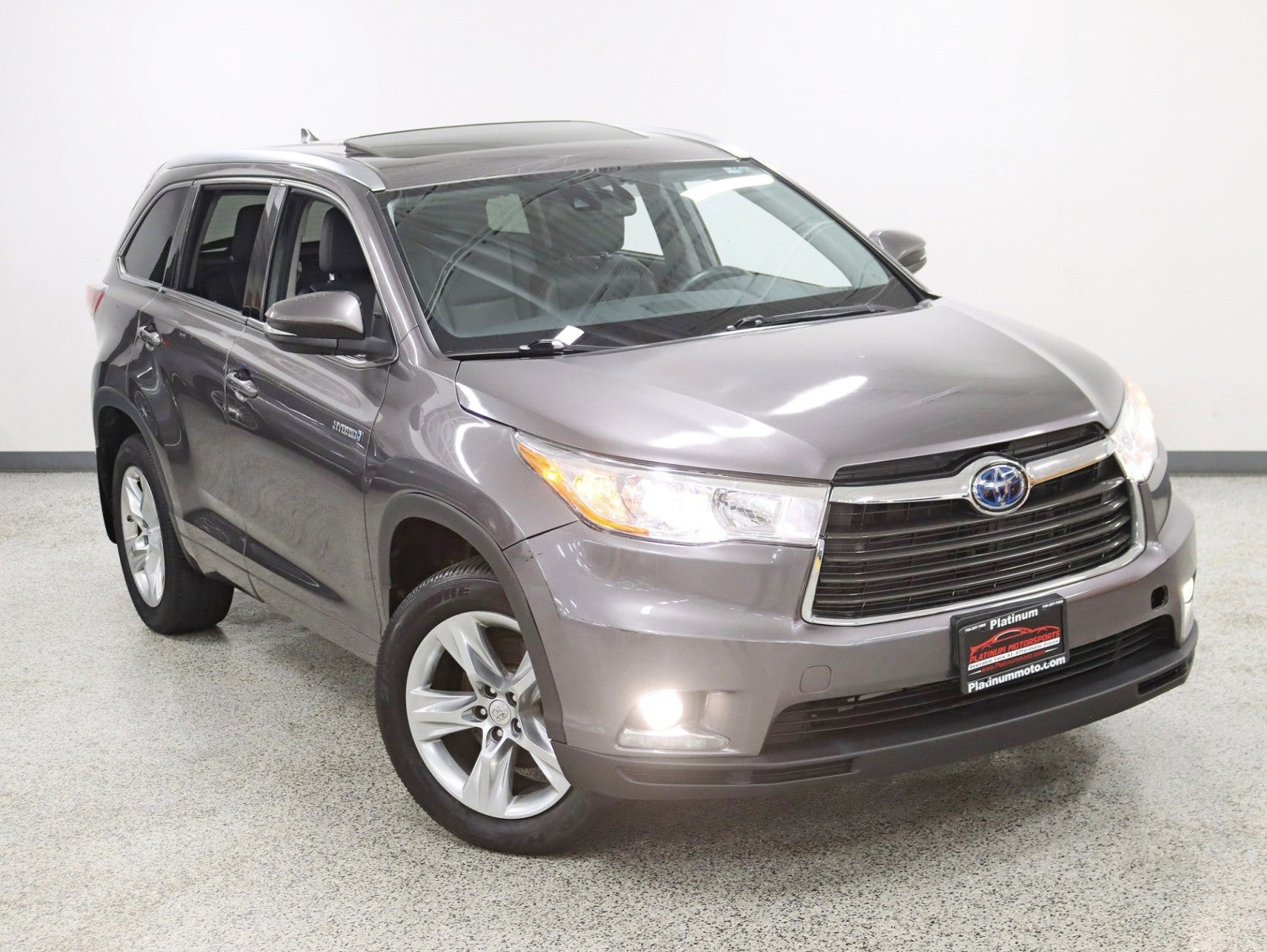 2014 Toyota Highlander Hybrid Limited 1 Owner Driver Tech Pkg Nav Rear Camera Rear TV Moonroof