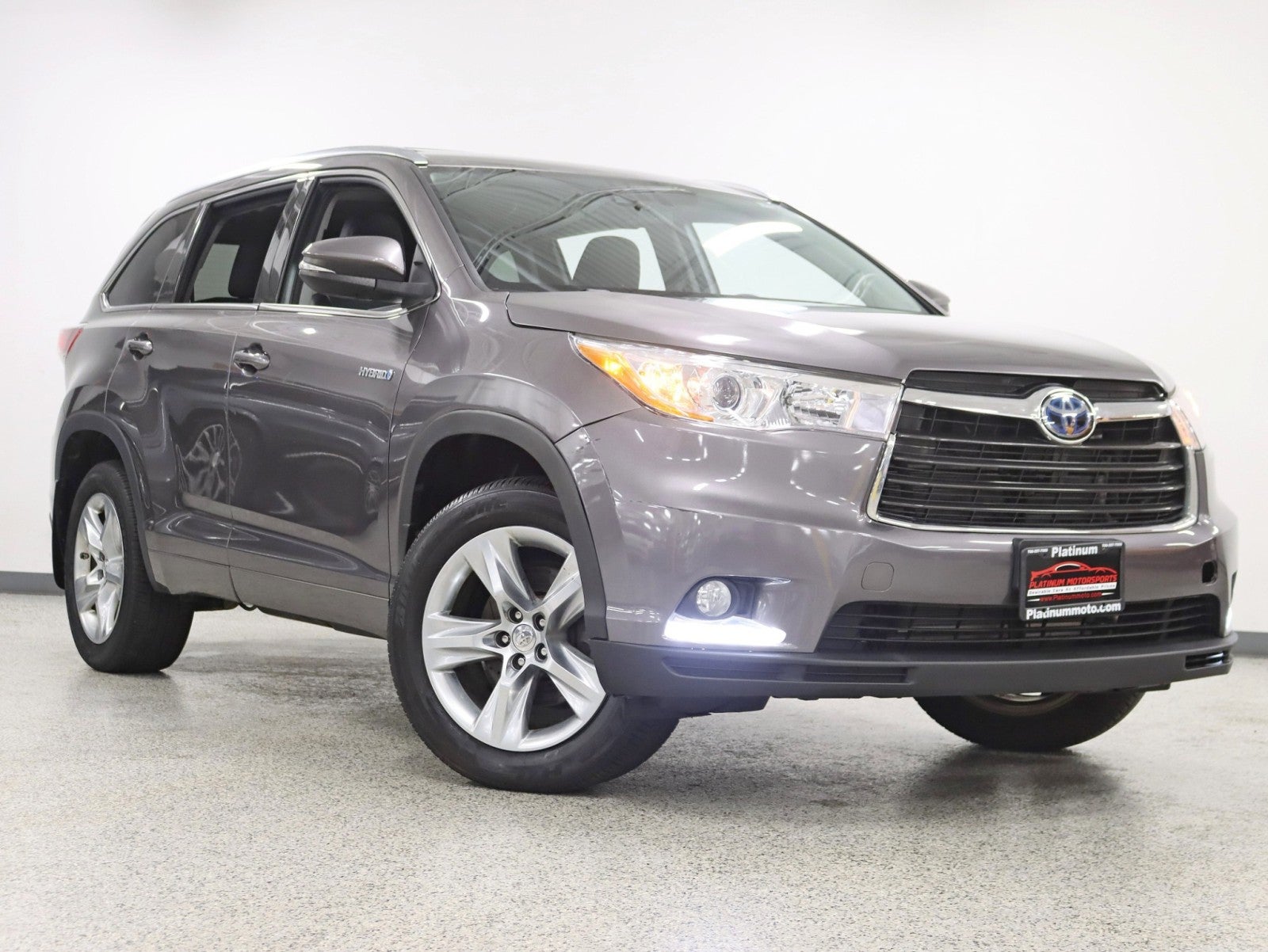 2014 Toyota Highlander Hybrid Limited 1 Owner Driver Tech Pkg Nav Rear Camera Rear TV Moonroof