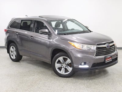 2014 Toyota Highlander Hybrid Limited 1 Owner Driver Tech Pkg Nav Rear Camera Rear TV Moonroof