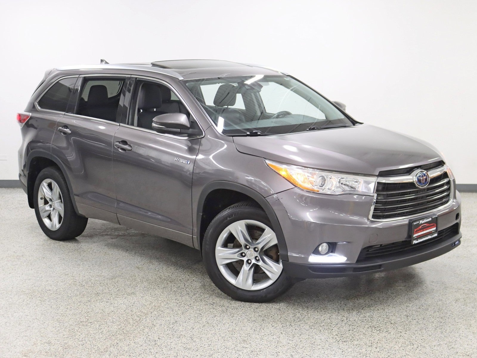 2014 Toyota Highlander Hybrid Limited 1 Owner Driver Tech Pkg Nav Rear Camera Rear TV Moonroof