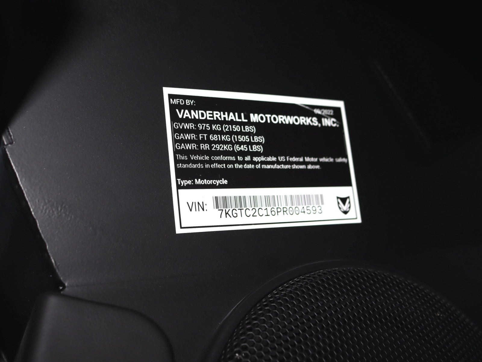 2023 Vanderhall Carmel Black Jack