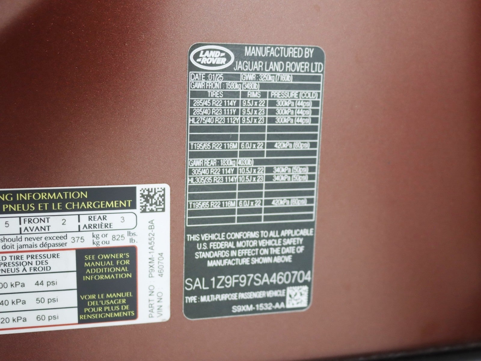 2025 Land Rover Range Rover Sport SV Edition Two 1 Owner MSRP Over $184k Rare Color Forgiato Wheels Fully Loaded