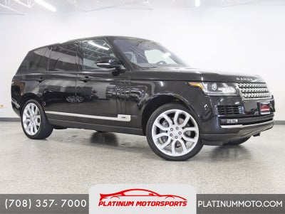 2017 Land Rover Range Rover LWB V8 1 Owner Pano Nav Back Up Camera Leather Carfax Certified Loaded