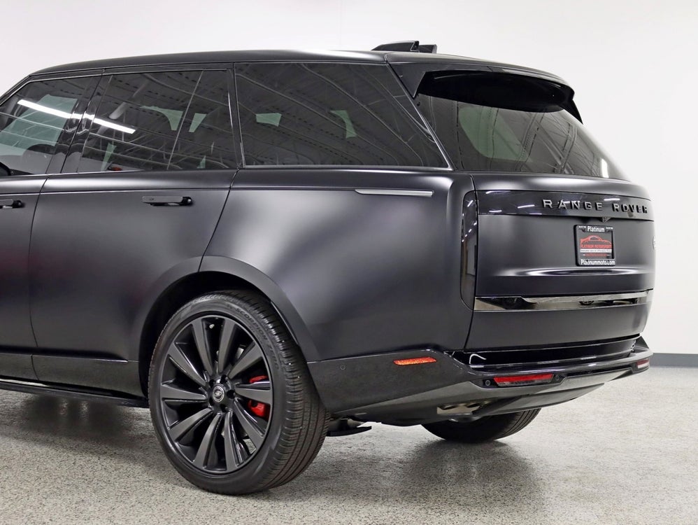 2023 Land Rover Range Rover SV Rare Find 1 Owner 2k Miles Factory Matte Black Satin Finish Over $218k MSRP Loaded in Hickery Hills, IL - Platinum Motorsports
