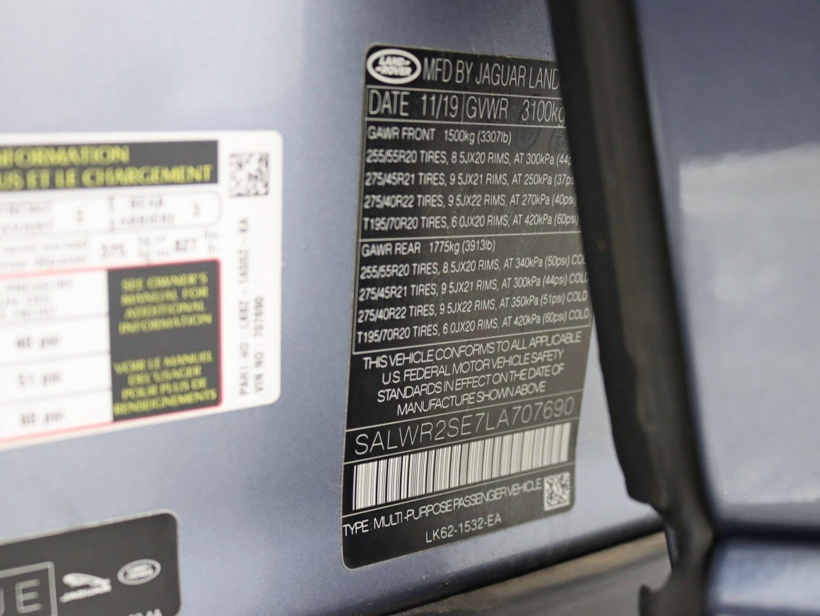 2020 Land Rover Range Rover Sport HSE Dynamic 2 Owner 65k Miles V8 Nav Back Up Camera Meridian Stereo Fully Loaded