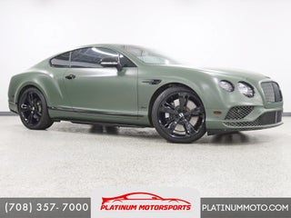 2017 Bentley Continental GT Speed W12 2 Owner Black edition with St James Red MSRP Over $263K