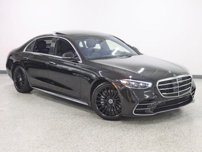 2022 Mercedes-Benz S 580 4MATIC® 3D Tech Pkg AMG® Sport 21in V Spoke Wheels Pano Nav Back Up Camera Loaded
