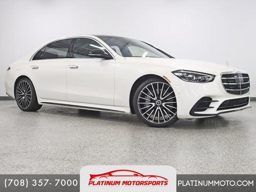 2021 Mercedes-Benz S580 4MATIC® 1 Owner AMG® Line Night Pkg Rear Axle Steering 21in AMG® V Wheels Loaded