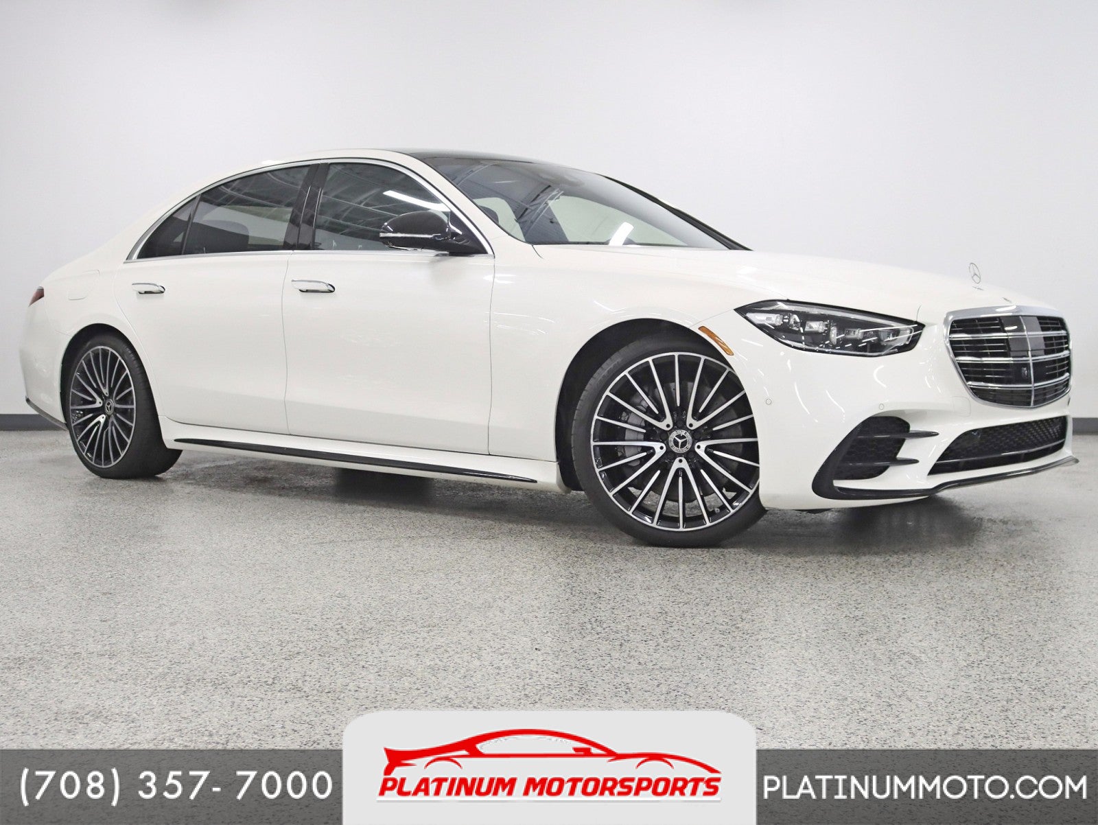 2021 Mercedes-Benz S580 4MATIC® 1 Owner AMG® Line Night Pkg Rear Axle Steering 21in AMG® V Wheels Loaded
