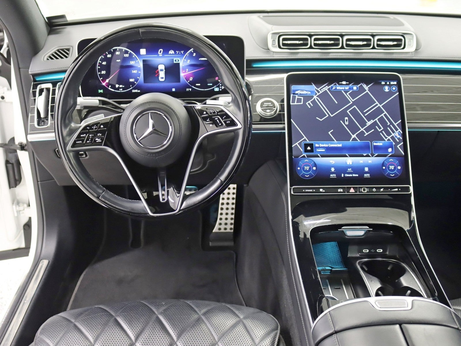 2021 Mercedes-Benz S580 4MATIC® 1 Owner AMG® Line Night Pkg Rear Axle Steering 21in AMG® V Wheels Loaded