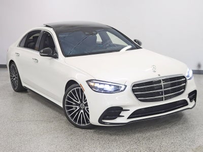 2021 Mercedes-Benz S580 4MATIC® 1 Owner AMG® Line Night Pkg Rear Axle Steering 21in AMG® V Wheels Loaded