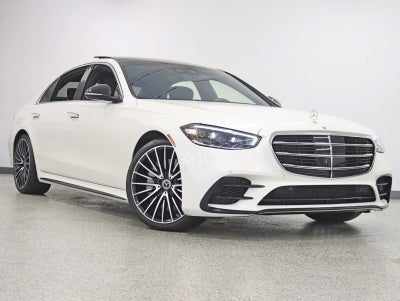 2021 Mercedes-Benz S580 4MATIC® 1 Owner AMG® Line Night Pkg Rear Axle Steering 21in AMG® V Wheels Loaded