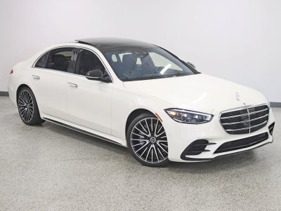 2021 Mercedes-Benz S580 4MATIC® 1 Owner AMG® Line Night Pkg Rear Axle Steering 21in AMG® V Wheels Loaded