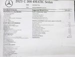 2023 Mercedes-Benz C 300 C 300 4MATIC® Sedan Surround Cameras Heated/Cooled Seats Moonroof