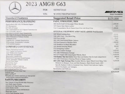 2023 Mercedes-Benz AMG® G 63 2 Owner AMG® Night Pkg Plus MSRP Over $198k Loaded