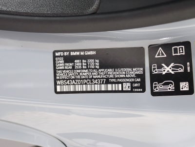 2023 BMW M4 Competition xDrive 1 Owner Huge MSRP $99,905