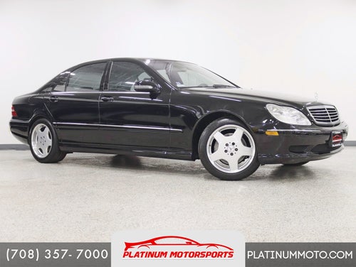 2002 Mercedes-Benz S 500 Sport 2 Owner Only 42k Miles Sport Pkg Nav Roof Leather Fully Loaded