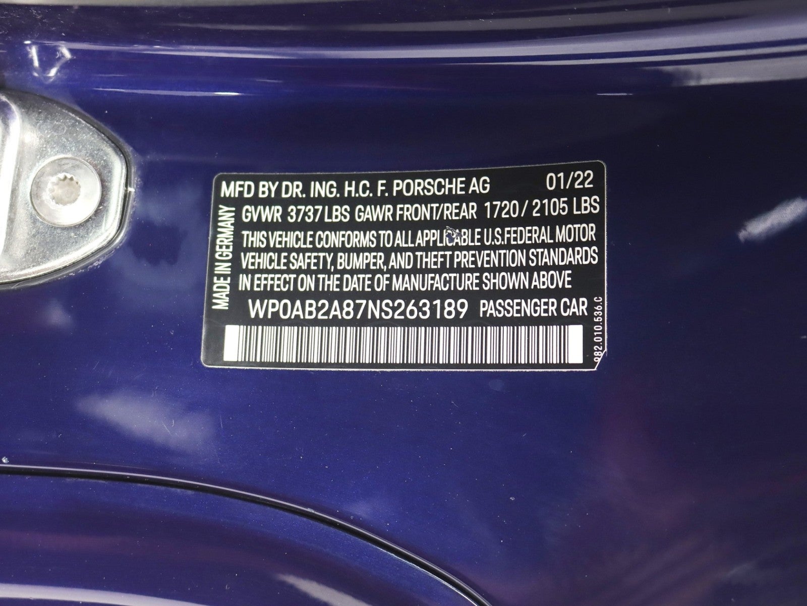 2022 Porsche 718 Cayman S 1 Owner PDK Premium Pkg Sport Chrono Pkg Sport Seats Loaded