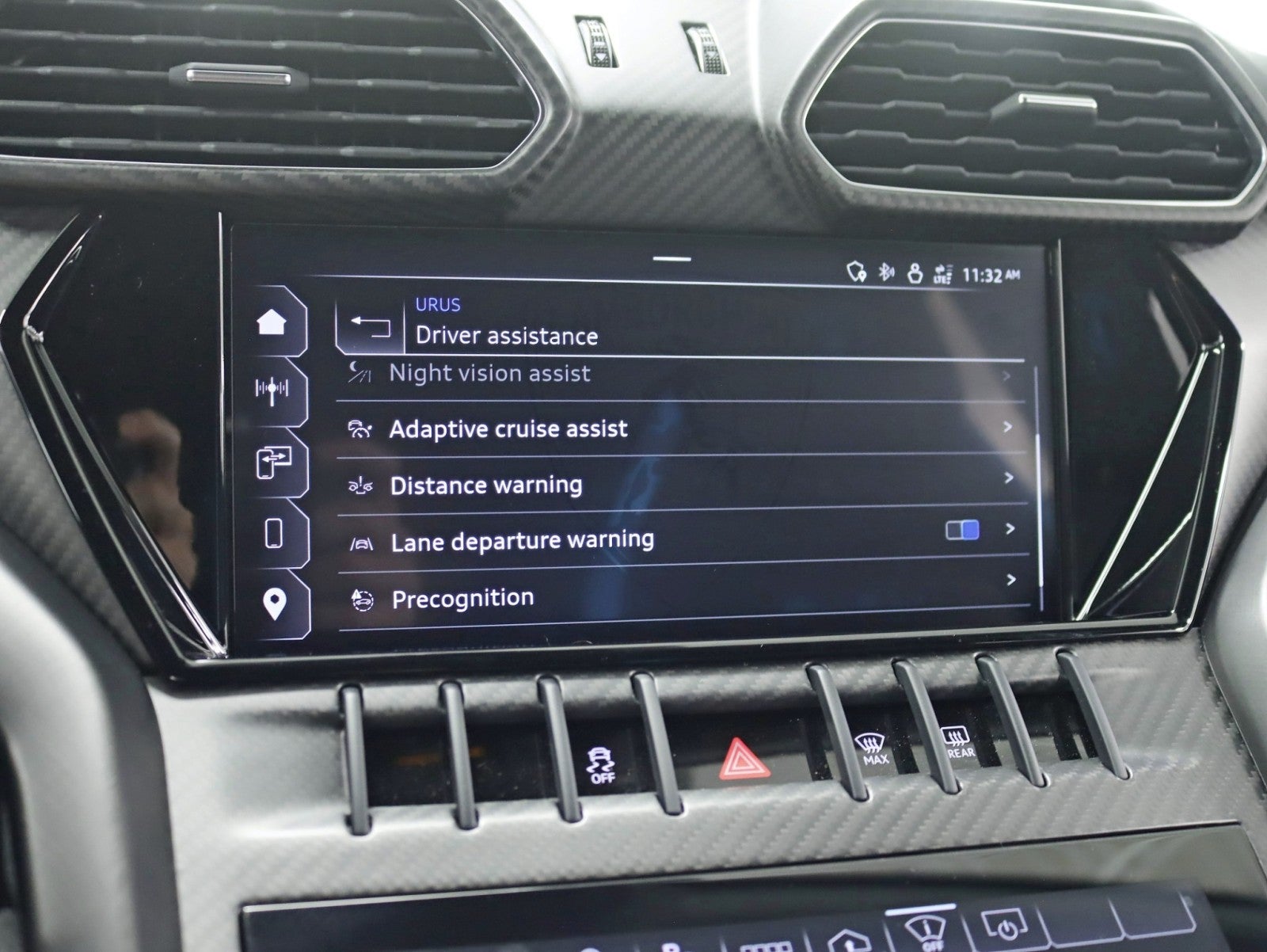 2023 Lamborghini Urus Full PPF/Performante Carbon Interior/Exterior Pkg Rear TV's Night Vision 4-Place Seat B&O Sound