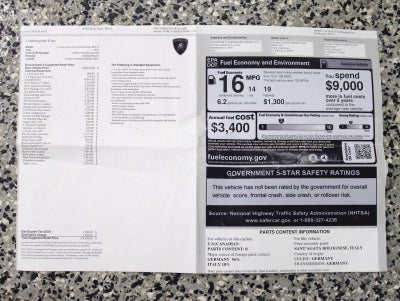 2023 Lamborghini Urus Full PPF/Performante Carbon Interior/Exterior Pkg Rear TV's Night Vision 4-Place Seat B&O Sound