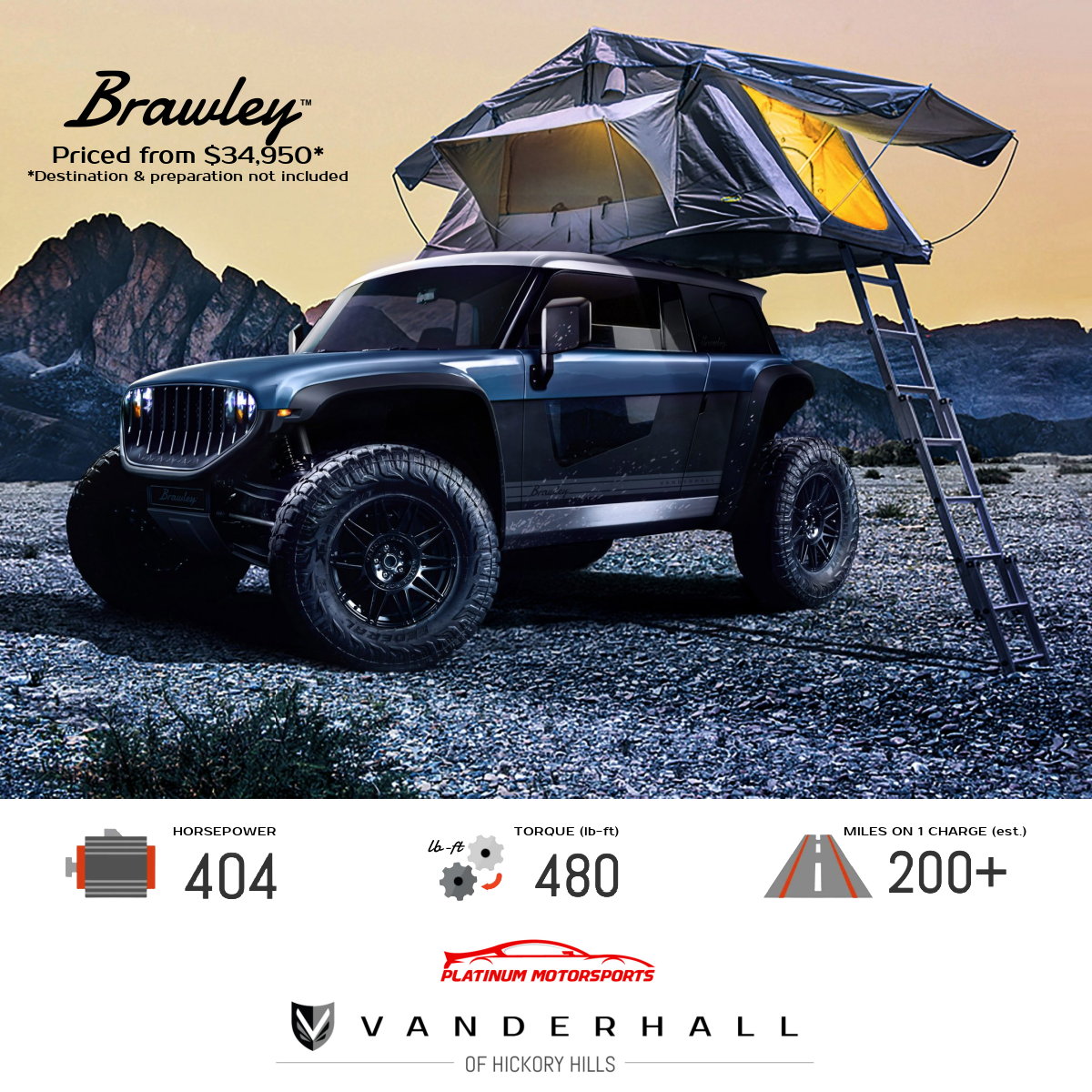 Reserve the Vanderhall Brawley